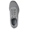 Top-down view of a single gray athletic shoe. Produktbild-Vorschau