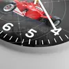 Wanduhr - Rund - Glasuhr - Formel F1 Auto Geschwindigkeit - Produktbild-Vorschau 5