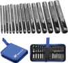 Set de 15 fers à perforer pour cuir Outil de perforation Voir les images du produit 8