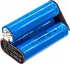 A close-up shot of a battery pack with blue cylindrical cells. Produktbild-Vorschau