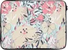 MuchoWow® Laptop Hülle 13 Zoll Vintage - Blume - Rosa - Produktbild-Vorschau 1