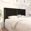vidaXL Kopfteil Schwarz 165,5x4x100 cm Massivholz Kiefer Produktbild-Vorschau 4