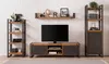 home24 Regal - 3 Fächer - Akazie Massiv / Metall Produktbild-Vorschau 3