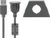 USB-A-Verlängerung mit Sicherungsclip, 0,6 m, schwarz 2,5 Produktbild-Vorschau 2