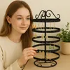 Relaxdays Ohrringhalter, Eisen, 168 Steckplätze, drehbar, Produktbild-Vorschau 3