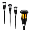 1.01 Torcia solare da giardino a LED in rattan - 4 pezzi - Anteprima dell’immagine prodotto 1
