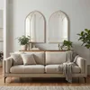 COSTWAY Farmhouse Cornice per finestra Specchio, specchio Anteprima dell’immagine prodotto 2