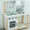 Mamabrum Kinderküche aus Holz mit Mikrowelle, Backofen & Produktbild-Vorschau 9