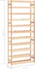 A tall, narrow wooden wine rack with multiple shelves designed to hold many bottles. Náhled obrázku produktu
