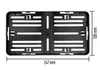 Kennzeichenhalter 240 x 130 schwarz Leichtkraftrad Motorrad Produktbild-Vorschau 4