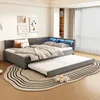 Flieks Polsterbett Schlafsofa 140x200cm mit Ausziehbett & Produktbild-Vorschau 1