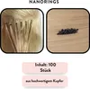 hair2heart nano krúžky č. 5 hnedé so silikónovou vložkou na Náhľad obrázku produktu 7