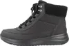 A side view of a black SKECHERS boot. Voir les images du produit