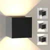 ZMH Led Wandleuchte Innen & Aussen Schwarz Wandlampe  01 Produktbild-Vorschau 1