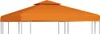 vidaXL Pavilion náhradná strecha 310 g/m² oranžová 3x3 m Náhľad obrázku produktu 6