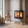 Glasbodenplatte für 120x60 cm – Kaminofen – Kaminplatte Produktbild-Vorschau 3
