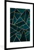 MuchoWow® Gerahmtes Poster Steine - Gold - Luxus - Muster - Produktbild-Vorschau 1