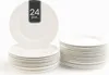 Dessertteller - Ø 20 cm - Weiß - Bone China - 24er Set Produktbild-Vorschau 1