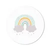 MuchoWow® Mauspad Mousepad Regenbogen - Wolken - Regen - Produktbild-Vorschau 1