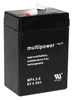 Multipower MP4,5-6 / 6V 4,5Ah Blei Akku AGM Produktbild-Vorschau 2