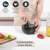 Navaris Mörser mit Stößel Set für Gewürze - Ø16cm aus Produktbild-Vorschau 7