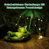 Solarbetriebene Frosch-Gartendekoration, beleuchtete Produktbild-Vorschau 4