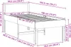 vidaXL Massivholzbett ohne Matratze Weiß 90x190 cm Produktbild-Vorschau 8