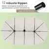 COSTWAY Doppelsonnenschirm 443x265cm mit Ständer & Kurbel , Produktbild-Vorschau 5