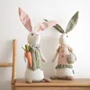 HOMLA KALLE Lapin de Pâques nain debout avec carotte 55 cm Voir les images du produit 2