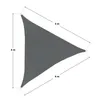 SVITA Voile d'ombrage triangulaire étanche 160g/m² UV50+ Voir les images du produit 9