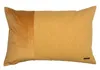 Esprit Kissenhülle Harp mit Samt-Absatz mustard senfgelb Produktbild-Vorschau 1
