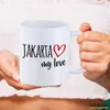Huuraa Kaffeetasse Jakarta my love 330ml Weiß Keramik Produktbild-Vorschau 3