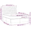 vidaXL Boxspringbett mit Matratze & LED Dunkelgrau 140x200 Produktbild-Vorschau 9