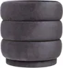 Pouf en velours gris Sinan Voir les images du produit 8