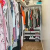 Regał na buty Relaxdays, 4 półki, metalowa półka na buty, Podgląd zdjęcia produktu 3