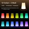 LED Nachttischlampe, Dimmbar Atmosphäre Tischlampe mit Produktbild-Vorschau 2