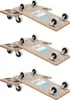 6er Set Transportroller SOFT WHEEL indoor MDF 200 kg Produktbild-Vorschau 1
