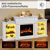 Elektrokamin mit Kaminsims und Schrank, 17–27 °C, Produktbild-Vorschau 4