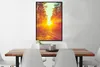 MuchoWow® Gerahmtes Poster Sonnenuntergang - Bäume - Wald - Produktbild-Vorschau 2