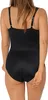 A woman is shown from the back wearing a black body-shaping garment. Produktbild-Vorschau