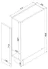 Küchenunterschrank 20 cm - Beige matt - mit Schublade und Produktbild-Vorschau 7
