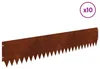 vidaXL Raseneinfassung 10 pcs 103 x 20 cm Stahl Rostig Produktbild-Vorschau 3