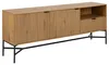 home24 Sideboard - Wildeiche Nachbildung / Schwarz Produktbild-Vorschau 1