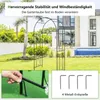 COSTWAY Kovový oblúk na ruže, záhradný oblúk na popínavé Náhľad obrázku produktu 8
