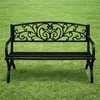 LEAN 29321 Panchina da giardino in metallo 127 × 60 × 85 Anteprima dell’immagine prodotto 7