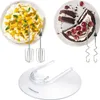 A collage of desserts and kitchen appliance accessories. Produktbild-Vorschau