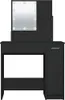 vidaXL Coiffeuse avec LED noir 86,5x35x136 cm Voir les images du produit 13