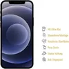 A smartphone screen protector with feature callouts. Produktbild-Vorschau