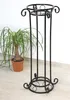 DanDiBo Colonna di fiori in metallo nero 97 cm Portafiori Anteprima dell’immagine prodotto 4