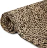 vidaXL Dywanik Naturalny i czarny 60 x 200 cm Juta Podgląd zdjęcia produktu 2